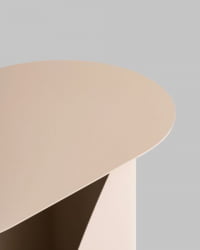 Журнальный столик Йваине металл бежевый / Yvaine