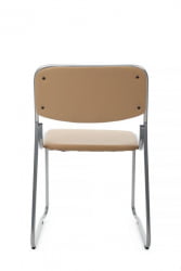 Кресло Никс РCХ ОМКЛ-02 Бежевый/Металл окрашенный Хром / Nix RCH OMKL-02