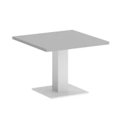 Стол журнальный квадратный ХОМЕ ОФФИCЕ ВР.СП-5-60.2Г Серый/Белый металл / HOME OFFICE VR.SP-5-60.2G