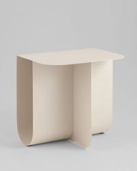 Журнальный столик Лауре металл светло-серый / Laure