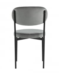 Стул Бриф НЕВ велюр Темно-серый / NEW