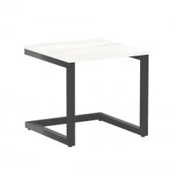 Журнальный стол HOME OFFICE VR.SP-2-58.G Снежная Платина/Антрацит металл