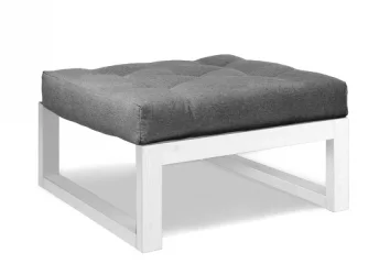 Пуфик Demoku СТ серебристо-серый_белый