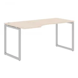 Угловой компьютерный стол XTEN-Q XQCET 169 L Бук Тиара Алюминий