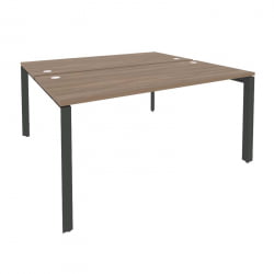 Рабочая станция на П-образном м/к ОНИКС О.МП-Д.РС-2.4.7 Дуб Аризона/Антрацит / ONIX O.MP-D.RS-2.4.7