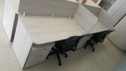 Экран разделительный прямой Glassy 5.14.06 Дуб сантана светлый