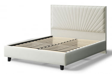 Кровать Леона, 2000 кс 1200 мм, серо-белый / x