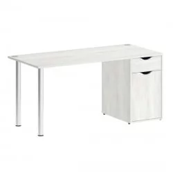 Стол письменный ХОМЕ ОФФИCЕ ВР.СП-3-158.1 Снежная Платина / HOME OFFICE VR.SP-3-158.1