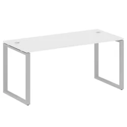 Стол письменный на О-образном м/к МЕТАЛ СЙСТЕМ БО.СП-4 Белый/Серый / METAL SYSTEM