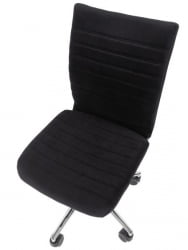 Офисное кресло CХАИРМАН 033 велюр Черный / CHAIRMAN