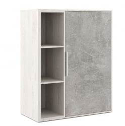 Шкаф средний с вертикальной нишей B-TONE BTN36151031 Сосна Бетон светлый Шкаф средний с вертикальной нишей B-TONE BTN36151031 Сосна Бетон светлый