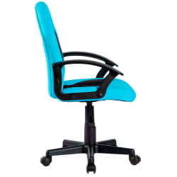 Кресло на колёсиках CHAIRMAN KIDS 111 Черный-голубой