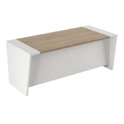 Стол письменный с глянцевой панелью ASTI AST33911221 Вяз Белый Стол письменный с глянцевой панелью ASTI AST33911221 Вяз Белый