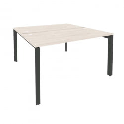 Рабочая станция на П-образном м/к ОНИКС О.МП-Д.РС-2.3.7 Денвер Светлый/Антрацит / ONIX O.MP-D.RS-2.3.7