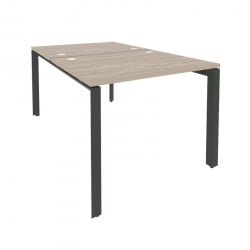 Рабочая станция на П-образном м/к ОНИКС О.МП-Д.РС-2.1.8 Дуб Аттик/Антрацит / ONIX O.MP-D.RS-2.1.8