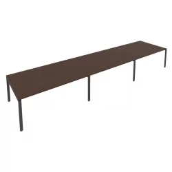 Переговорный стол (3 столешницы) Metal System Б.ПРГ-3.5 Венге/Антрацит