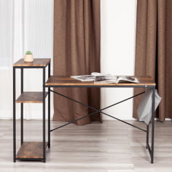 Письменный стол с полками WD-15 burnt