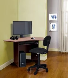 Детский стол компьютерный №2 Ясень Шимо светлый