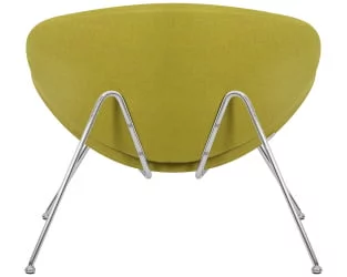 Кресло дизайнерское DOBRIN EMILY Светло-зеленая ткань AF3