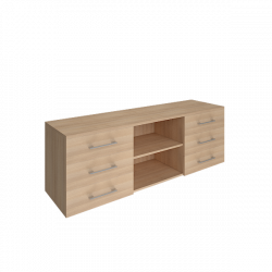 Тумба модульная трехсекционная ЙАЛТА ЛТ-ТС 3.1 Акация Лорка / YALTA LT-TS