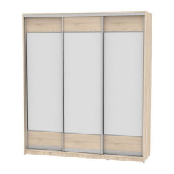 Шкаф-купе B-230х200х60-1(ДСС-D8D8D8)