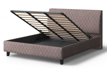 Кровать Хилтон, 2000 * 1200 мм, кофе