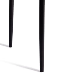 Стул ВЕРТЕР (мод. БC577-ДC) металл, флок, 41 х 52 х 95 см, Дэрк грей (темно-серый) ХЛР24 / черный / VERTER (mod. BC577-DC) Dark grey HLR24