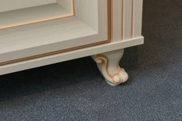 Комплект мебели для спальни Марлен №3 Кремовый белый Патина