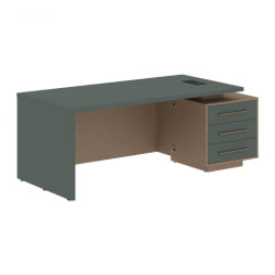 Стол руководителя правый VELION VCT 2090 R Нефрит Кобра