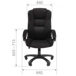 Кресло офисное CHAIRMAN HOME 600 велюр Голубой