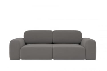 Диван прямой Сунне (Berhouse) Цвет фасада: Левис 09 велюр; Тип: Прямой; Материал фасада: Металл/Велюр