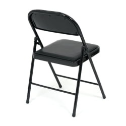 Складной стул FOLDER (mod. 032) / 1 шт. в упаковке каркас: металл, сиденье/спинка: экокожа, 41*51*76см, черный