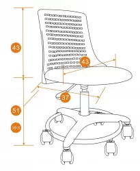 Кресло детское Kiddy Cалатовый