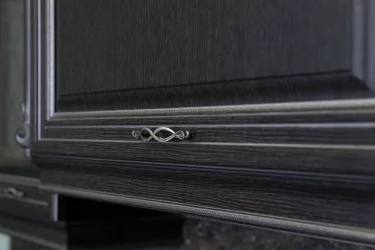 Кухонный гарнитур 2400 Италия №03 Черный Дуб темный