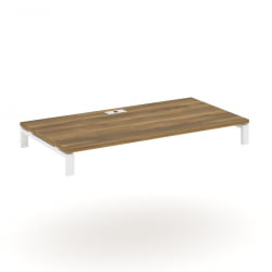 Стол надставка на две опорные тумбы CONCEPT CN.OSN-007 Сандал Янтарный Белый