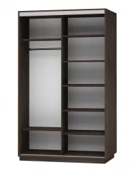 Шкаф-купе двухдверный Экспресс Дуо 1400х2400х Сакура/Венге / 1400х2400h