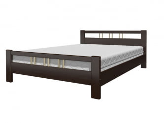 Кровать из массива Вероника 3 200х160 Орех темный
