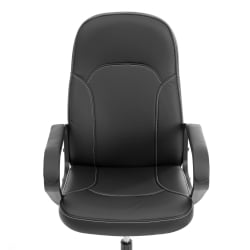 Кресло ПАРМА (22) кож/зам, черный, 36-6 / PARMA