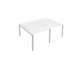 Рабочая станция на 4 раб.места Метал Сйстем БП.СМ-4.1 Белый/Серый / Metal System