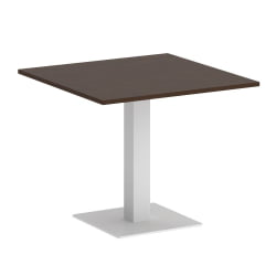 Стол журнальный квадратный ХОМЕ ОФФИCЕ ВР.СП-5-90.2 Венге Цаво/Белый металл / HOME OFFICE VR.SP-5-90.2