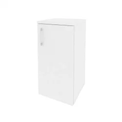 Шкаф низкий узкий правый ОНИКС О.СУ-3.1(Р) Белый Бриллиант / ONIX O.SU-3.1(R)