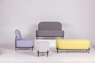 Пуф малый Gawaii Тем серый