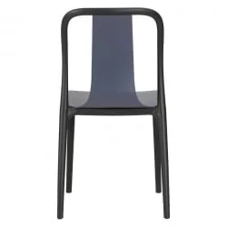 Стул обеденный ДОБРИН АДЭМ (черный/серо-голубой) / DOBRIN ADAM