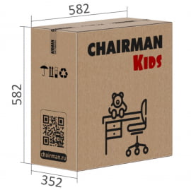Детское кресло CHAIRMAN KIDS 112 white зоопарк/TW-34