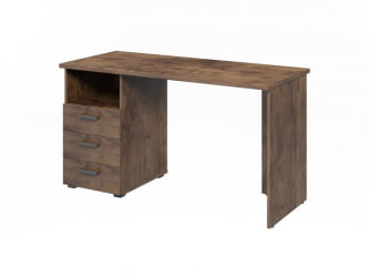 Письменный стол с полками и ящиками LEMO L-28 Таксония шоколадная