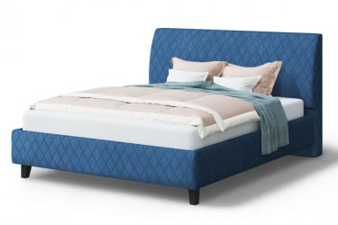 Кровать Хилтон, 2000 * 1200 мм, синий
