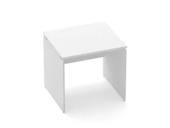 Стол прямой Дека ЛДСП каркас 75.07.08 Белый / Deka