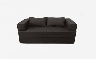 Диван прямой бескаркасный Хит (Berhouse) Цвет фасада: Биттер; Тип: Прямой; Материал фасада: Рогожка