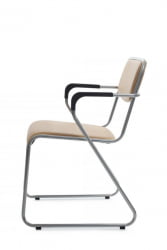 Кресло Никс Плус РCХ ОМКЛ-04 Бежевый/Металл окрашенный Хром / Nix Plus RCH OMKL-04