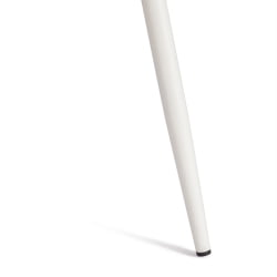 Мягкий стул CHILLY (mod. 7094-1) вельвет/металл, 44,5х52,5х86 см, pink (розовый) HLR39 / белый